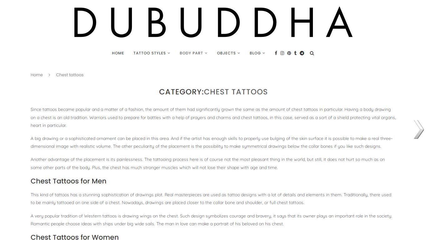 Chest tattoos - Best Tattoo Ideas Gallery - Dubuddha.org
