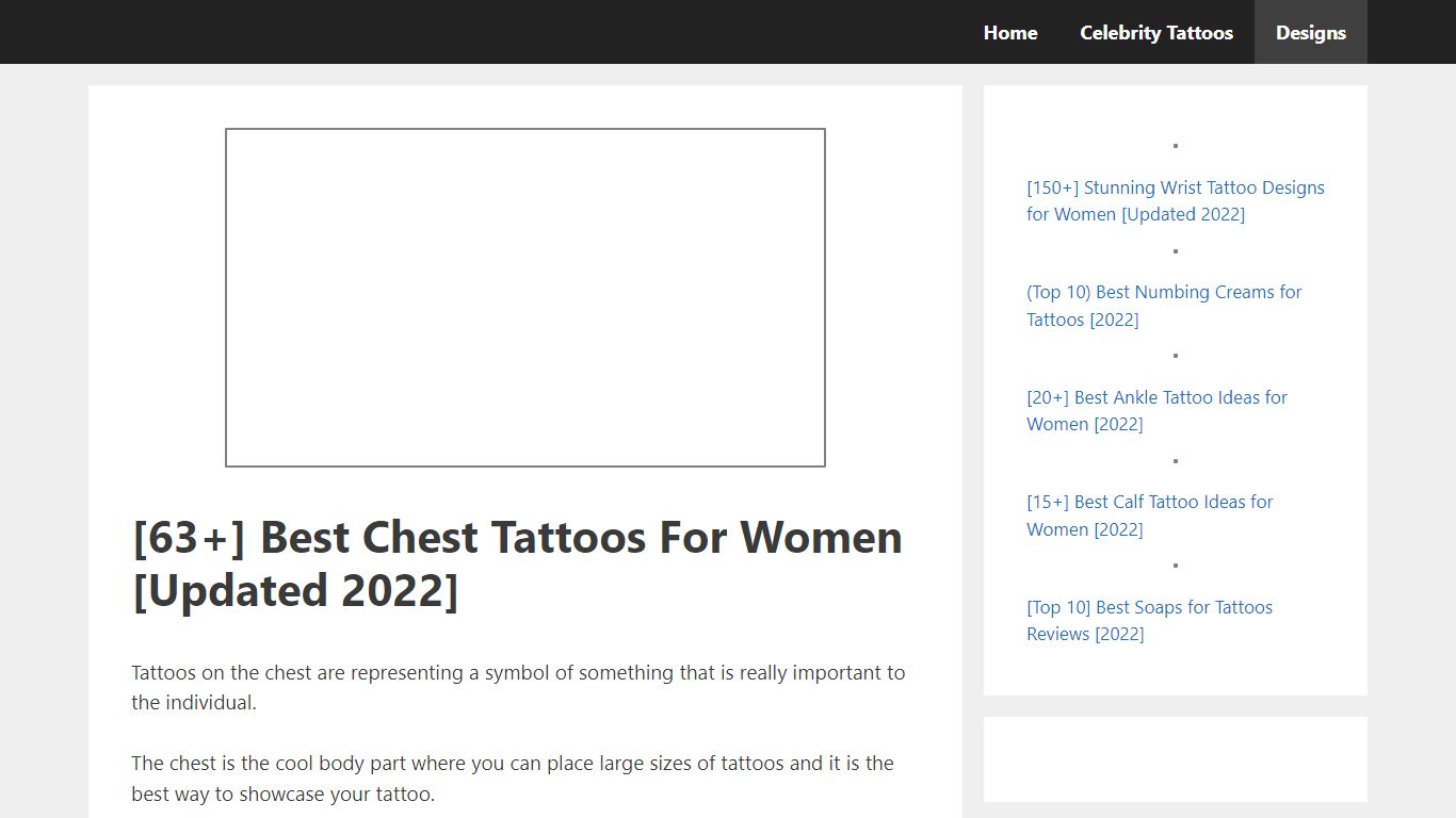 [63+] Best Chest Tattoos for Women [Updated 2022]